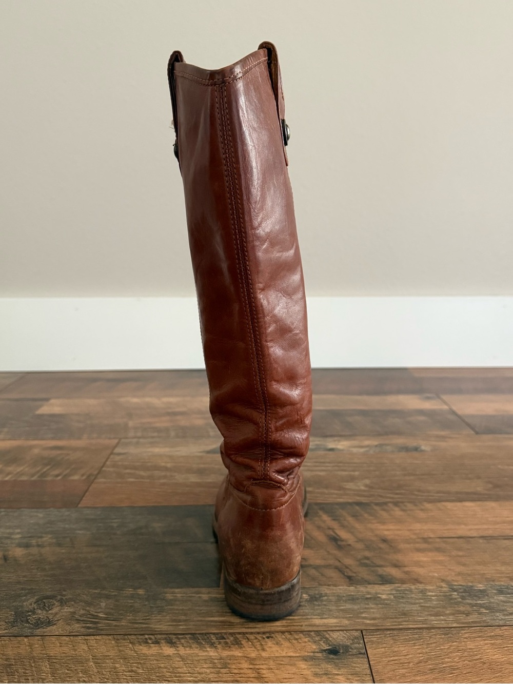 Frye Melissa Button Boots in Cognac - Picture 9 of 12